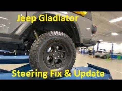 jeep gladiator steering problems